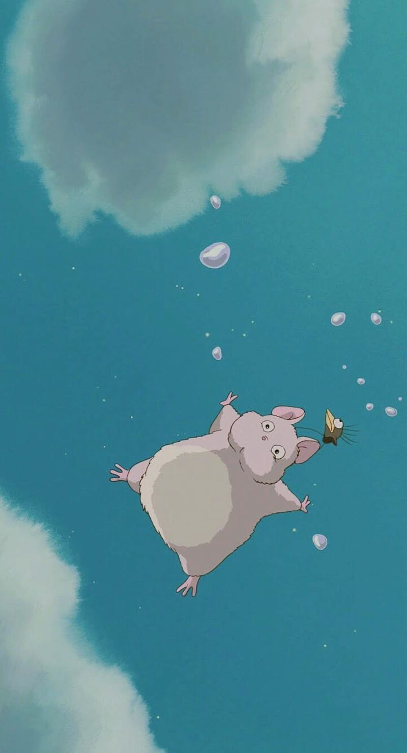 ì¼ê³¼ ì¹íë¡ì íë°©ë¶ëª. Ghibli artwork, Anime scenery , Ghibli art, Cute Ghibli, HD phone wallpaper
